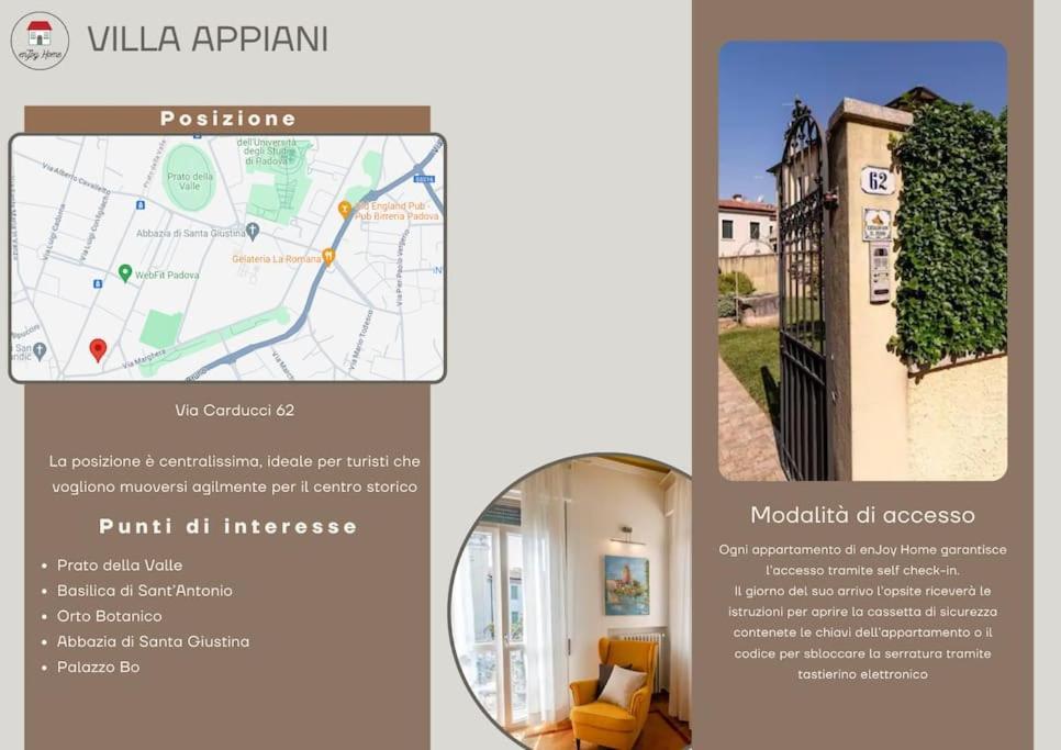 Enjoy Home - Villa Appiani, Prato Della Valle Padova Exterior photo